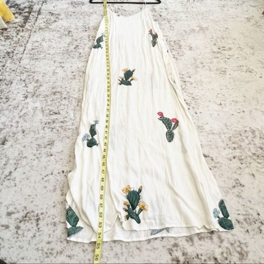 Wildfox Maxi Spaghetti Strap Side Button Slit Boh… - image 8